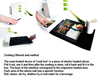 Illustration for article titled Electrolux Mini Kitchen Includes Tablet PC and Probably Loneliness